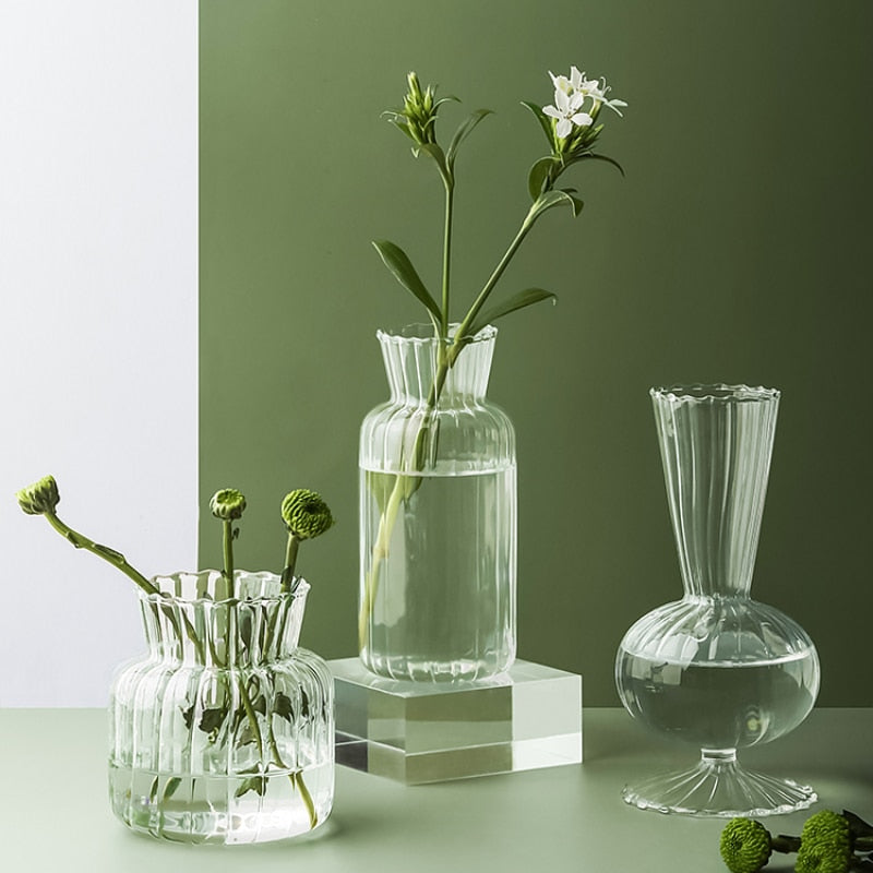 Vaso Transparente Design Nórdico