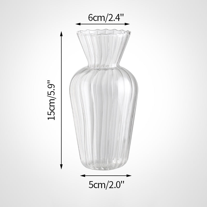 Vaso Transparente Design Nórdico
